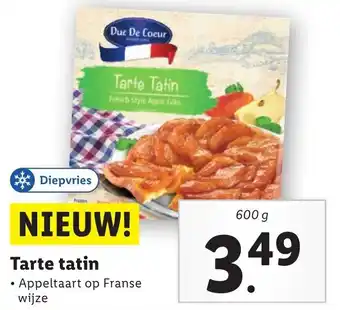 Lidl Tarte tatin 600g aanbieding