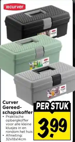 Vomar Voordeelmarkt Curver Gereedschapskoffer aanbieding