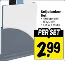 Vomar Voordeelmarkt Snijplanken Set aanbieding