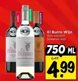 Vomar Voordeelmarkt El Burro Wijn aanbieding