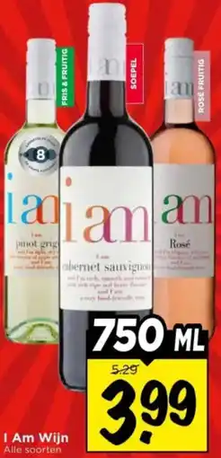 Vomar Voordeelmarkt I Am Wijn aanbieding