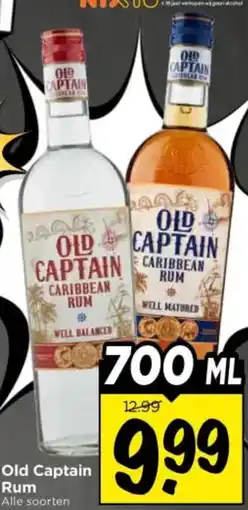Vomar Voordeelmarkt Old Captain Rum aanbieding