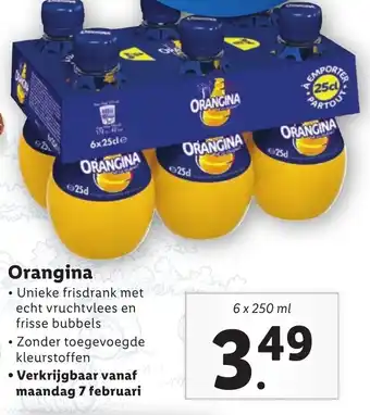 Lidl Orangina 6x250ml aanbieding