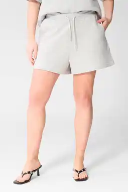 Wehkamp Shoeby regularwaist casual short grijs aanbieding