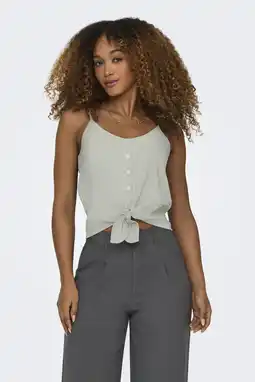 Wehkamp ONLY cropped top grijsgroen aanbieding