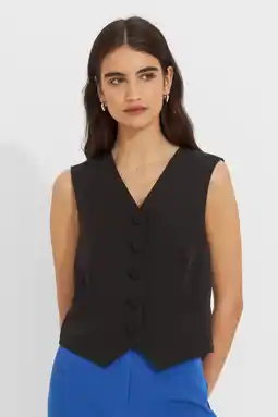 Wehkamp Ruby getailleerde gilet zwart aanbieding