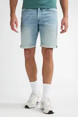 Wehkamp Petrol Industries denim slim short light stone aanbieding