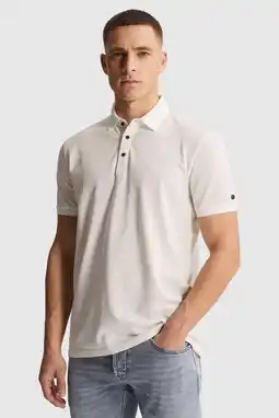 Wehkamp Cast Iron slim polo wit aanbieding