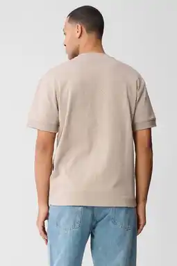 Wehkamp Shoeby relaxed T-shirt met backprint bruin aanbieding
