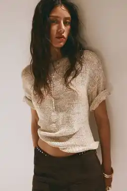 Wehkamp Mango gebreide trui - beige aanbieding