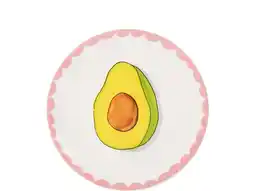 Wehkamp Blond Amsterdam gebaksbord - Avocado (Ø18 cm) aanbieding