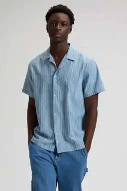 Wehkamp Lee denim regular gestreept casual overhemd blauw aanbieding