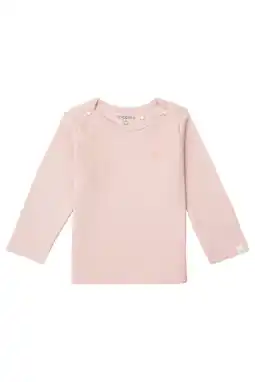 Wehkamp Noppies baby longsleeve Natal lichtroze aanbieding