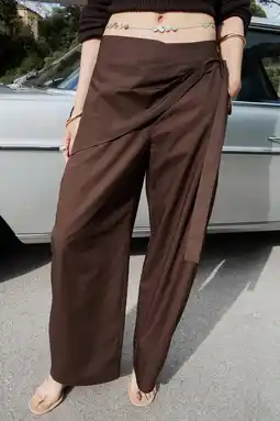 Wehkamp Mango barrel broek - bruin aanbieding