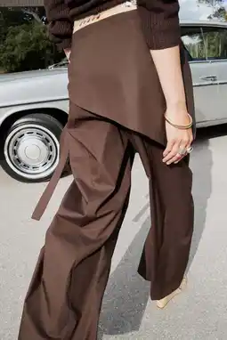 Wehkamp Mango barrel broek - bruin aanbieding