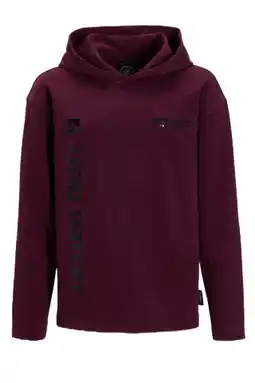 Wehkamp Me & My Monkey longsleeve met capuchon Kyle bordauxrood aanbieding