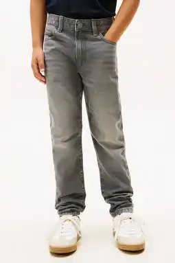 Wehkamp Tommy Hilfiger Regular straight leg jeans grey denim aanbieding