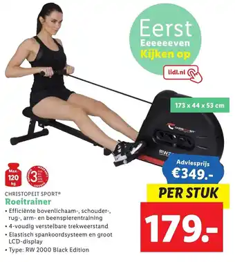 Lidl Roeitrainer aanbieding