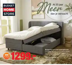 Budget Home Store Budget Home Store Boxspring Lyra met opbergfunctie aanbieding