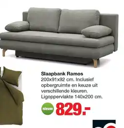 Budget Home Store Slaapbank Ramos aanbieding
