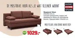 Budget Home Store Budget Home Store Slaapbank Tatum aanbieding