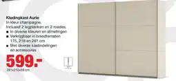 Budget Home Store Kledingkast Aurie aanbieding