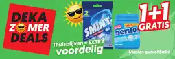 Dekamarkt Mentos gum of Smint aanbieding