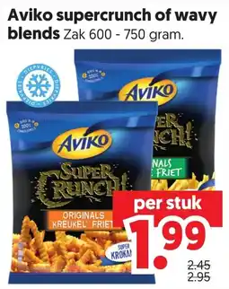Dekamarkt Aviko supercrunch of wavy blends aanbieding