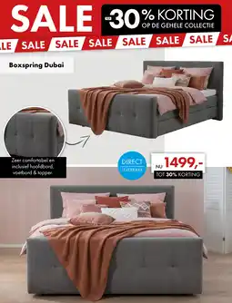 Woonsquare Boxspring Dubai aanbieding