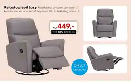 Woonsquare Relaxfauteuil Lazy aanbieding