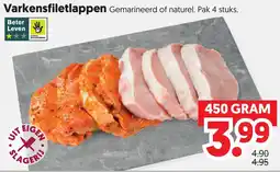 Dekamarkt Varkensfiletappelen aanbieding