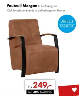 Woonsquare Fauteuil Morgan aanbieding