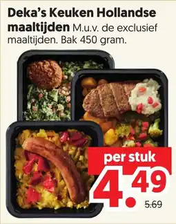 Dekamarkt Deka's Keuken Hollandse maaltijden aanbieding