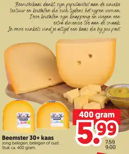 Dekamarkt Beemster 30+ kaas aanbieding