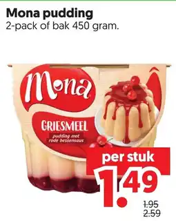 Dekamarkt Mona pudding aanbieding