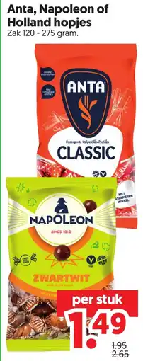 Dekamarkt Anta, Napoleon of Holland hopjes aanbieding