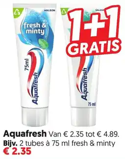 Dekamarkt Aquafresh aanbieding