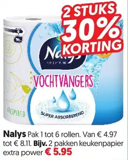 Dekamarkt Nalys Vochtvangers aanbieding