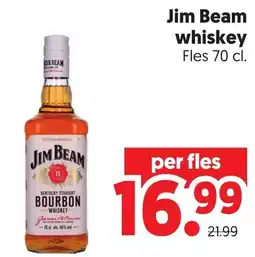 Dekamarkt Jim Beam whiskey aanbieding