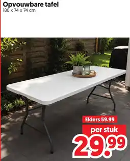 Dekamarkt Opvouwbare tafel aanbieding