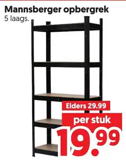 Dekamarkt Mannsberger opbergrek aanbieding