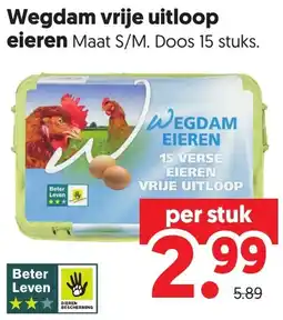 Dekamarkt Wegdam vrije uitloop eieren aanbieding