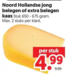 Dekamarkt Noord Hollandse jong belegen of extra belegen kaas aanbieding