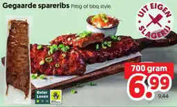 Dekamarkt Gegaarde spareribs aanbieding