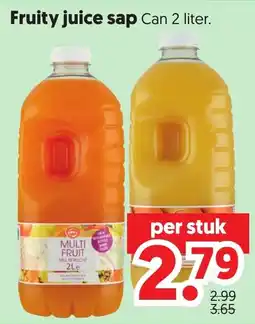 Dekamarkt Fruity juice sap aanbieding