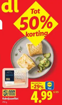 Lidl Kabeljauwfilet aanbieding