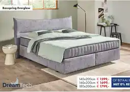 Woonsquare DreamTech Boxsprings Boxspring Everglow aanbieding