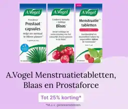 De Online Drogist A.Vogel Menstruatie tabletten, Blaas en Prostaforce aanbieding