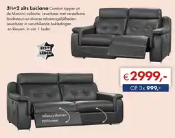 Woonsquare Luciano 3½ + 2 Zits aanbieding