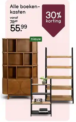 Leen Bakker Boekenkasten aanbieding